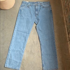 Straight leg jeans